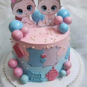 Hello Boy or Hello Girl Cake