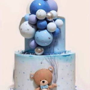 Teddy's Balloon Adventure Cake
