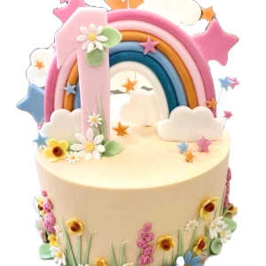 Sunny Rainbow Cake