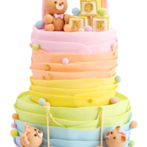 Playful Teddy Cake