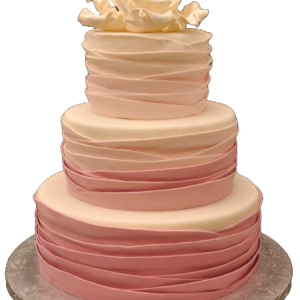 Frill Wedding Cake