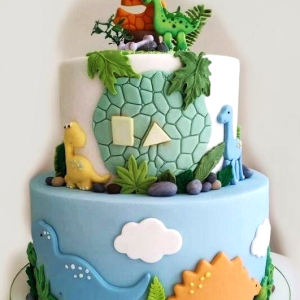 Dino Happy Family Cake