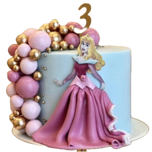 Princess Aurora Fairytale Cake