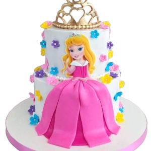 Barbie Crown Cake