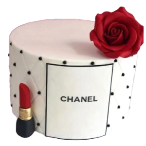 Chanel Lipstick Cake