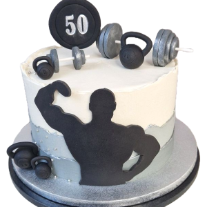 Workout Wonder Gym Cake