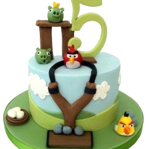 Angry Bird Extravaganza Cake