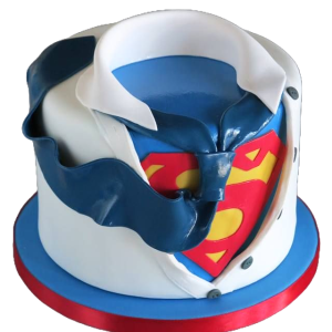Superman Cake
