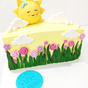 Nature's Half birthday Cake