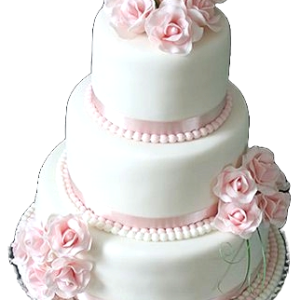 Lavender Roses Love Cake