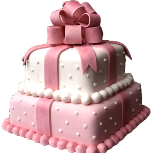 Pink Parcel Love Cake
