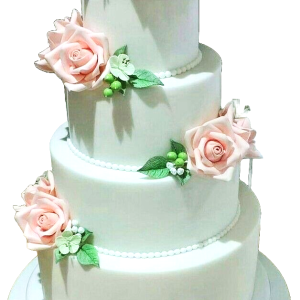 Rosebud Wedding Cake