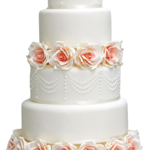 Elegance Floral Wedding Cake