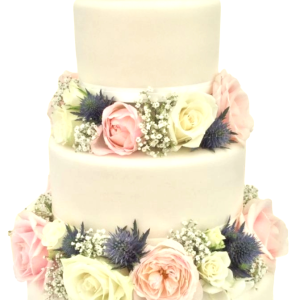 Royal Roses Wedding Cake