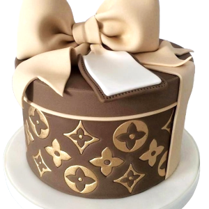 Louis Vuitton Brown Cake