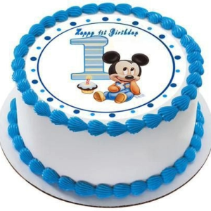Micky Mouse Print Cake