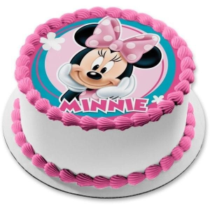 Minnie Mouse Photo Print Cake