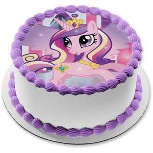 Little Pony Princess Print Cake