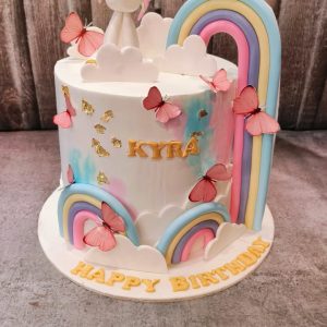 Unicorn Butterfly Cake