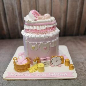 Welcome Baby Girl Cake