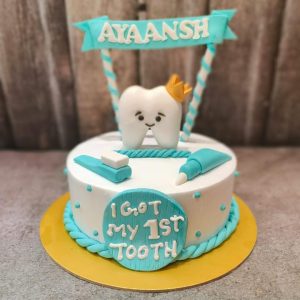 First Tooth Celebration Cake