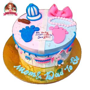 Mom & Dad Sweet Expectation Cake