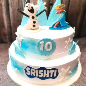 Frozen elsa 2D cake