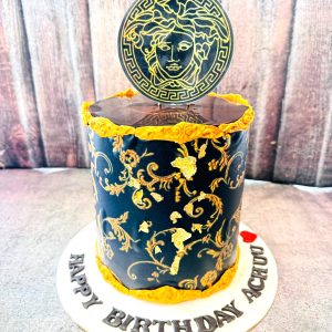 Versace theme cake