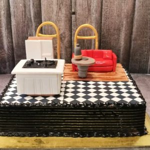 Interior design cake