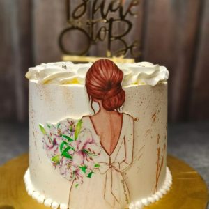 Bride-to-be cake