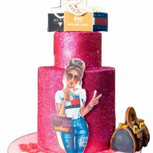 Cake for Shopaholic girl