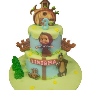 Masha 2tier cake