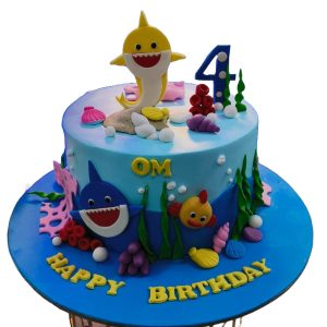 Baby shark cake