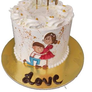 Parents-to-be cake