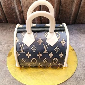 Louis Vuitton bag cake