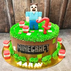 Minecraft cake