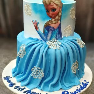 Frozen elsa tier cake