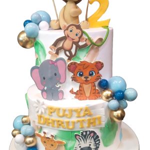 Jungle ball cake