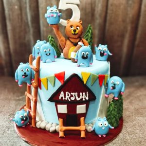 Grizzy & lamming cake