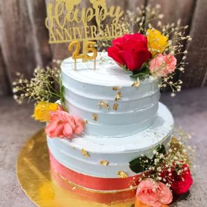 Floral elegance cake