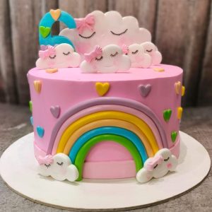 Enchanted unicorn dream cake