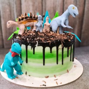 Jurassic dinosaur theme cake