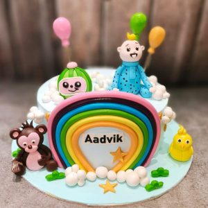 Cocomelon celebration cake