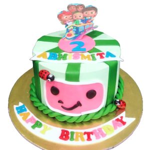 Cocomelon family theme cake