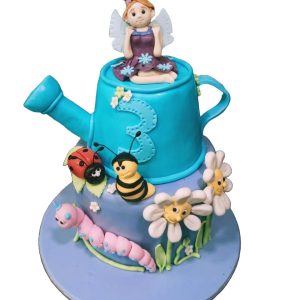 Caterpillar-bee cake