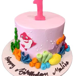 Underwater adventure cake