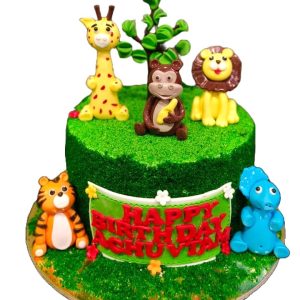 Jungle adventure cake