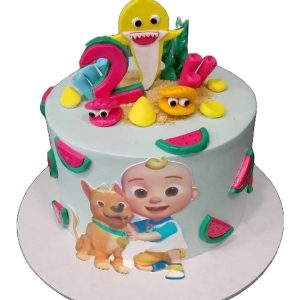 Cocomelon -Shark cake