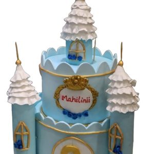 Blue Castle cake