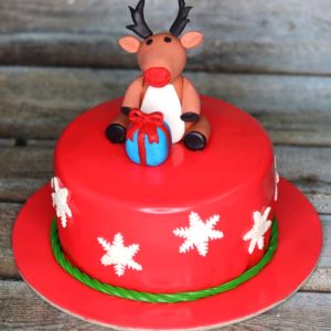 Christmas Reindeer cake